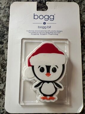 BOGG BAG Penguin Bogg Bit Charm in Red, White, Black, Orange